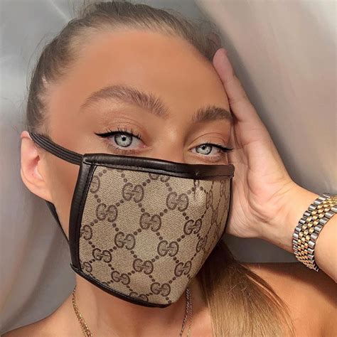 faux gucci face mask